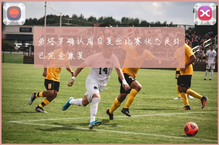 劳塔罗确认周日复出比赛状态良好已完全康复